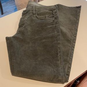 Men’s Hudson corduroy 38x34 green